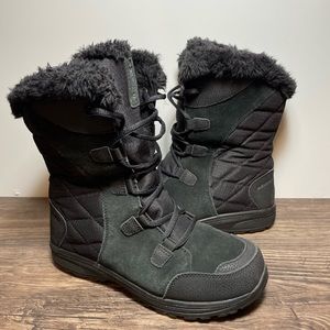 Columbia Womens Black Ice Maiden II YL5206-011 Winter Boots Sz US Women’s 7.5